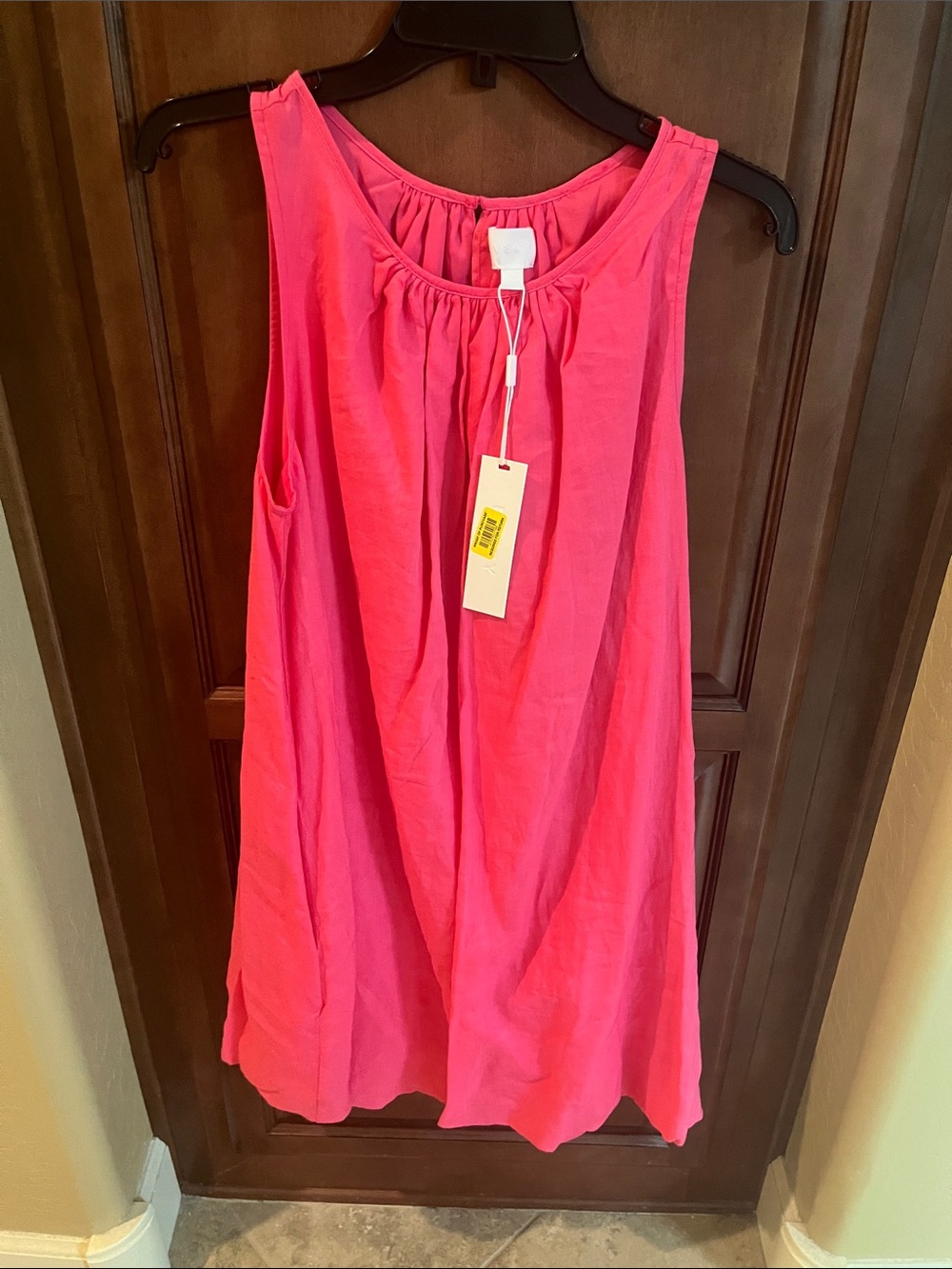 Every Women’s Sleeveless Pink Swing Tank Top